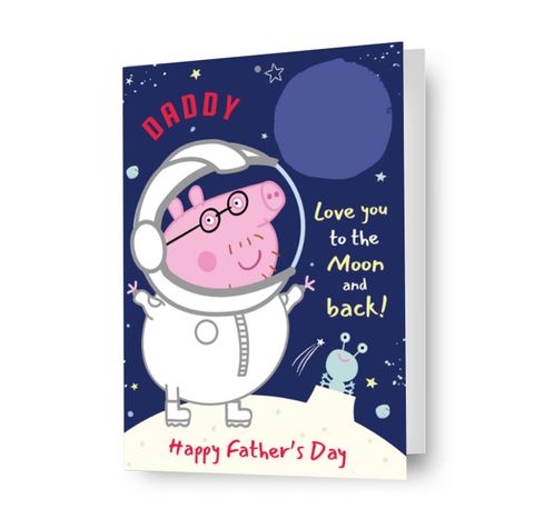 Peppa Pig Personalised Photo 'Daddy' Father's Day Card