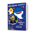 Baby Shark Personalised Photo Father's Day Card