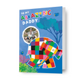 Elmer The Patchwork Elephant Personalised 'Amazing' Father's Day Photo Card