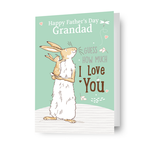 Guess How Much I love you Personalised Relation Father's Day Card