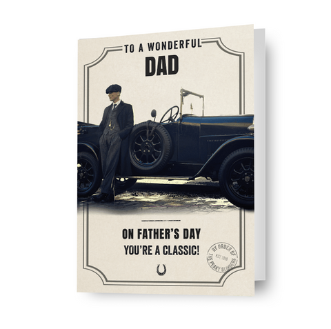 Peaky Blinders Personalised 'You're a Classic' Father's Day Card