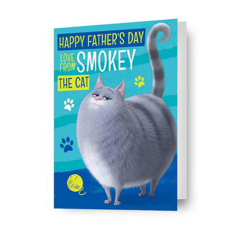 Secret Life of Pets 2 Personalised Father's Day Card 'From the Cat'