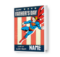 Superman Personalised Father's Day Card 'Love From...'