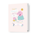 Peppa Pig Personalised Mother's Day Card 'From Your Daughter'