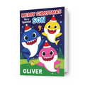 Baby Shark Personalised Son Christmas Card