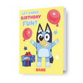 Bluey Personalised 'Birthday Fun' Birthday Card