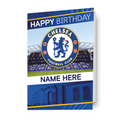Chelsea FC Personalised Crest Birthday Card