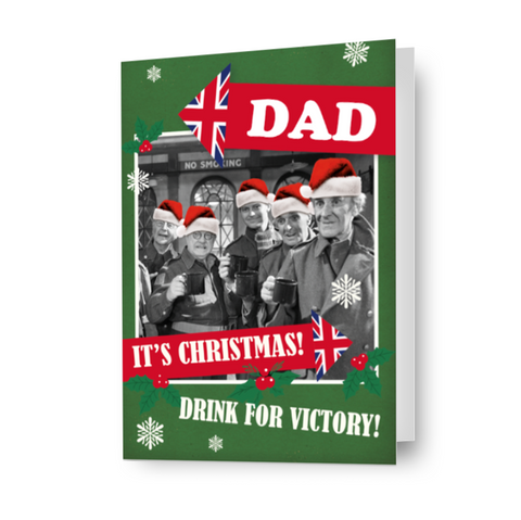 Dad's Army Personalised 'It's Christmas' Card