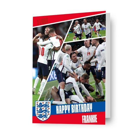 England FA Personalised 'Happy Birthday' Card