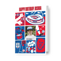England FC Personalised Wembley Photo Birthday Card