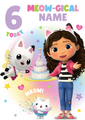 Gabby's Dolls House Personalised Age & Name Birthday Card
