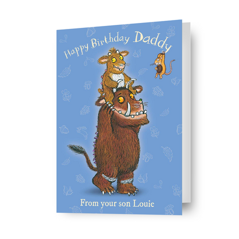 The Gruffalo Personalised 'Daddy' Birthday Card