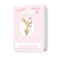 Guess How Much I Love You Personalised 'Name' Card