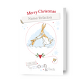 Guess How Much I Love You Personalised 'To The Moon And Back' Christmas Card