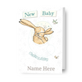 Guess How Much I Love You New Baby Card personalizzata