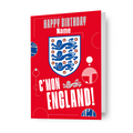 England FC Personalised Birthday Card