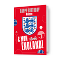 England FA Personalised Birthday Card