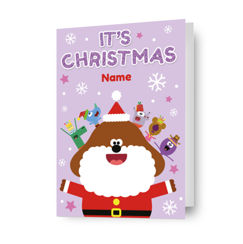 Hey Duggee Personalised Christmas Card