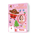 Cartolina di Natale Hey Duggee personalizzata - Qualsiasi nome e foto
