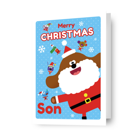 Hey Duggee Personalised Relation Christmas Card