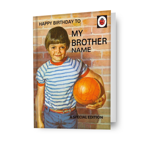 Ladybird Books Gepersonaliseerde 'Mijn Broer' Verjaardagskaart