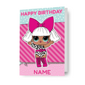 LOL Surprise Personalised Any Name Birthday Card