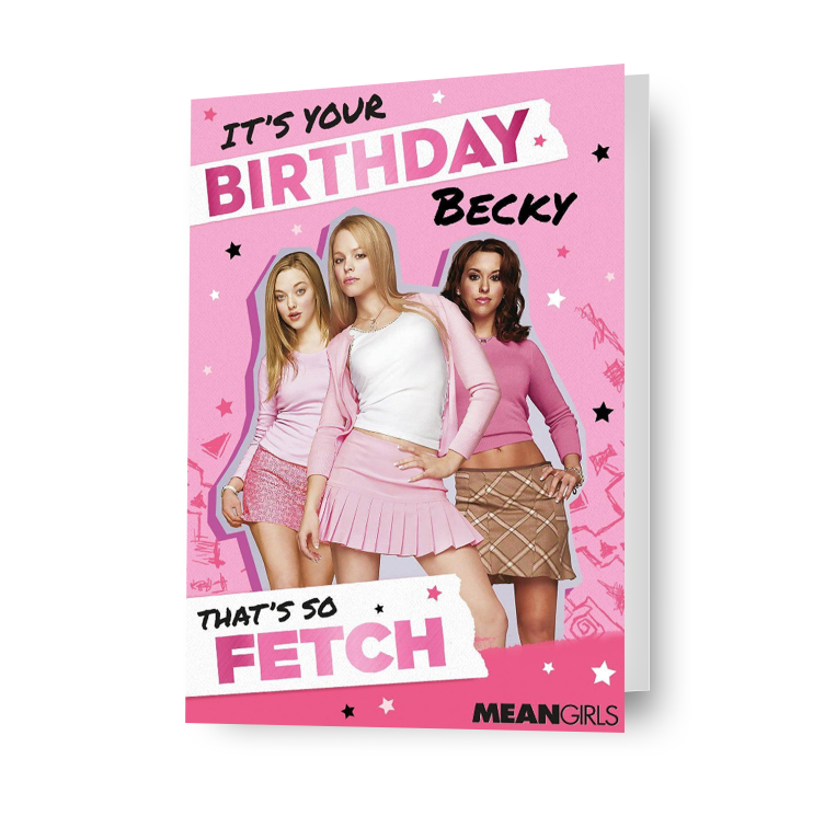 Gepersonaliseerde 'That's So Fetch'-verjaardagskaart van Mean Girl