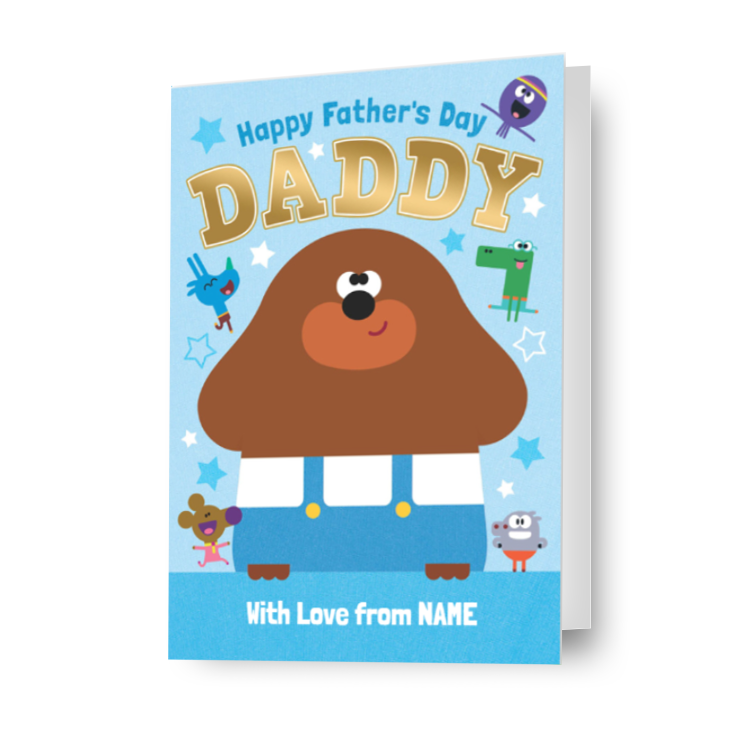 Hey Duggee Personalised Father's Day Card