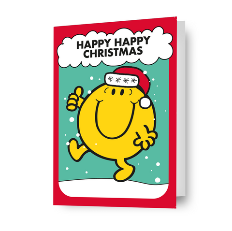 Gepersonaliseerde kerstkaart Mr Men & Little Miss