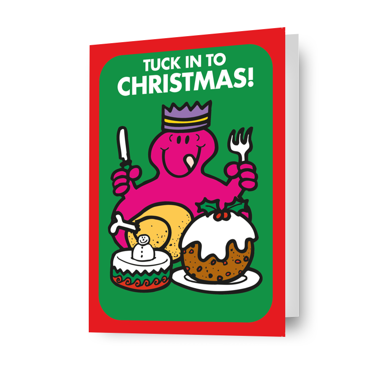 Gepersonaliseerde kerstkaart Mr Men & Little Miss