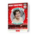 Liverpool FC Personalised Photo Christmas Card