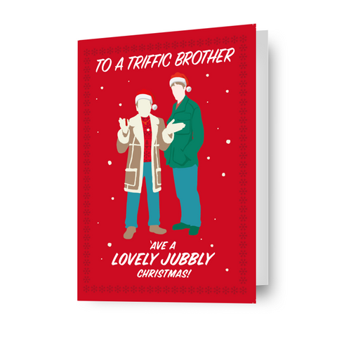 Only Fools and Horses gepersonaliseerde 'Lovely Jubbly' kerstkaart