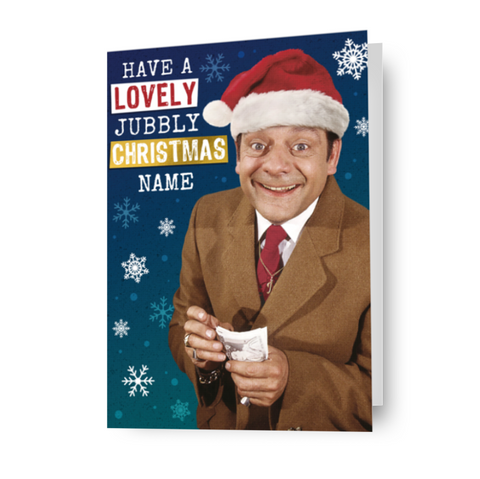 Only Fools and Horses gepersonaliseerde 'Lovely Jubbly' kerstkaart