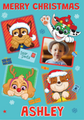 Paw Patrol Personalised Photo Christmas Card