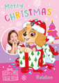 Paw Patrol Personalised Photo Christmas Card