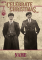 Peaky Blinders Personalised 'Celebrate Christmas' Card