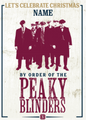 Peaky Blinders Personalised Christmas Card