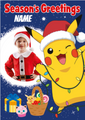 Pokémon Personalised Photo Christmas Card