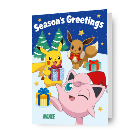 Pokémon Personalised Christmas Card