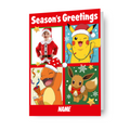 Pokémon Personalised Photo Christmas Card