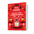 Stranger Things Personalised Christmas Card