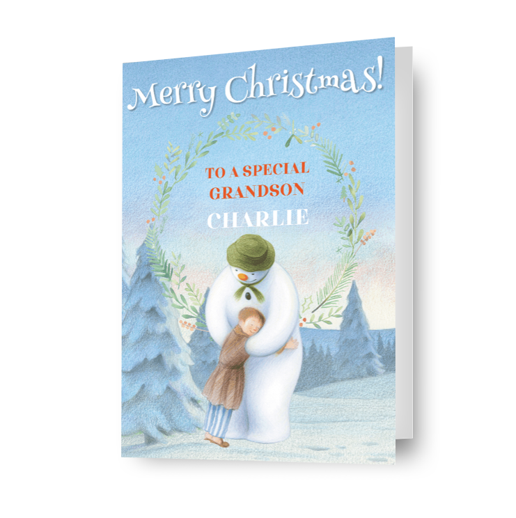 The Snowman Personalised Christmas Card