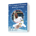 The Snowman Personalised Photo Christmas Card