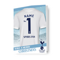 Tottenham Hotspur FC Personalised Shirt Christmas Card