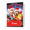 Wallace & Gromit Personalised Christmas Card