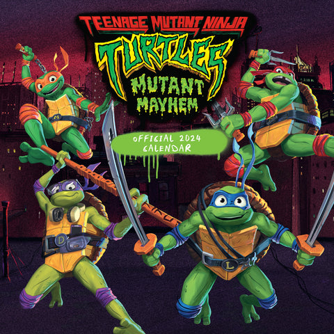 Teenage Mutant Ninja Turtles Movie 2024 Square Calendar