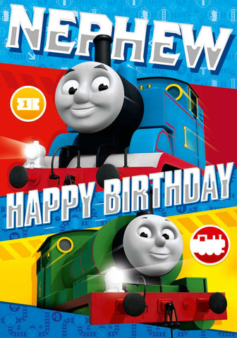 Nephew Birthday Card Thomas the Tank Engine