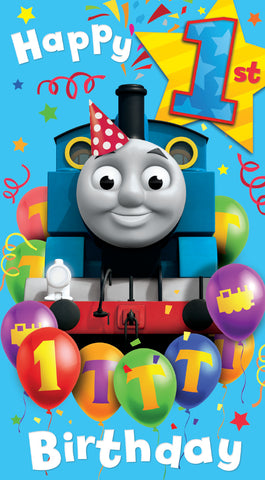 Thomas The Tank Engine Age 1 Birthday Card