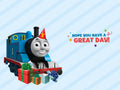 Kids Birthday Card Thomas the Tank Engine