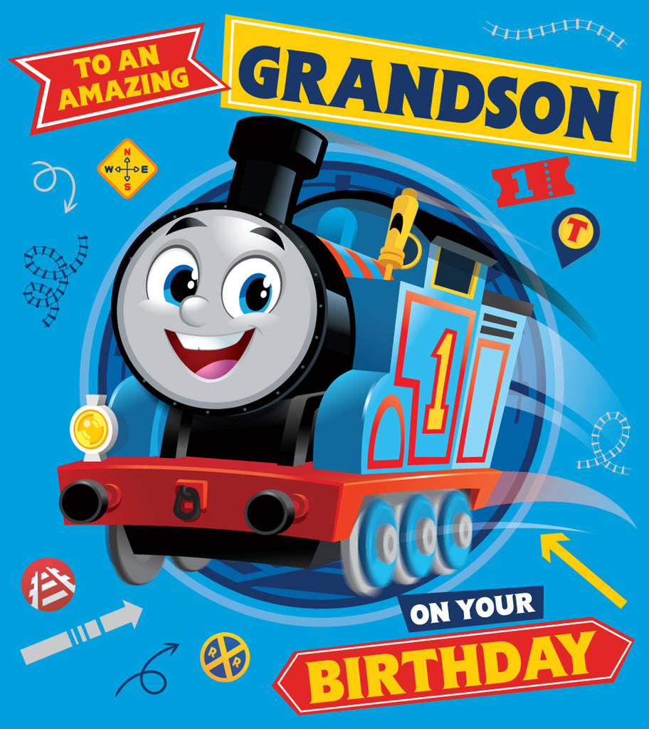 Thomas & Friends Grandson Birthday Card